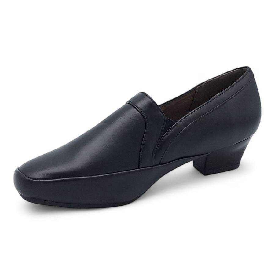 TTP Women PU Square Toe Block Heels HT727-3