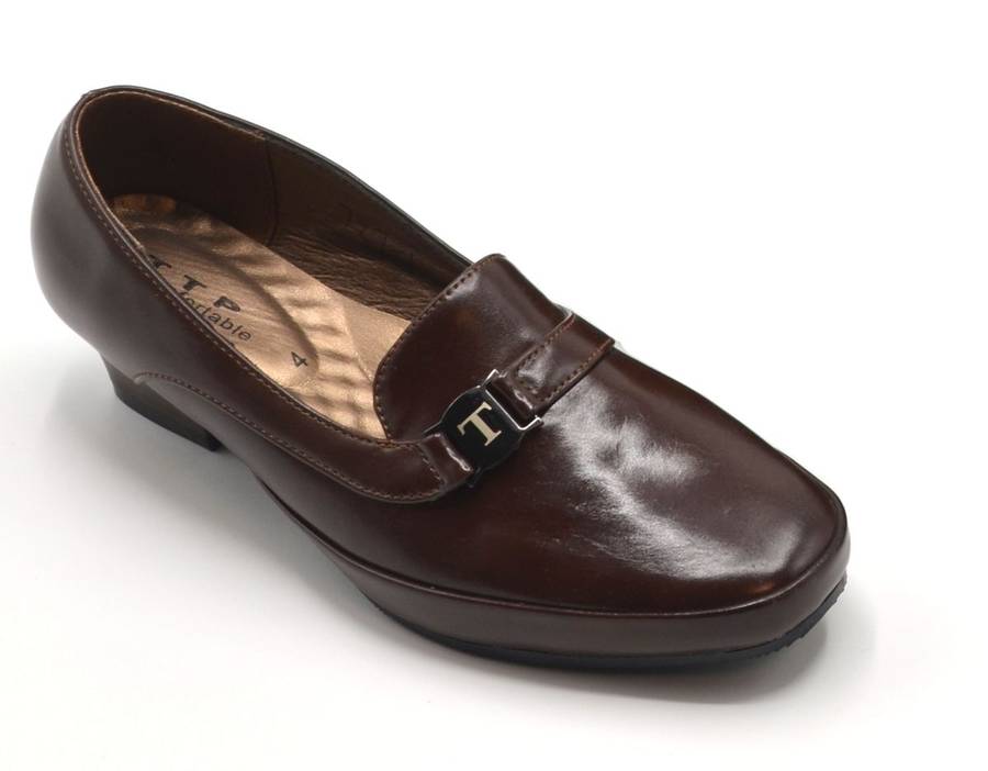 TTP Ladies Low Heel Court Shoe