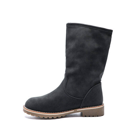 TTP Platform Fashion Mid-Calf Boots with Side Zipper XB8208