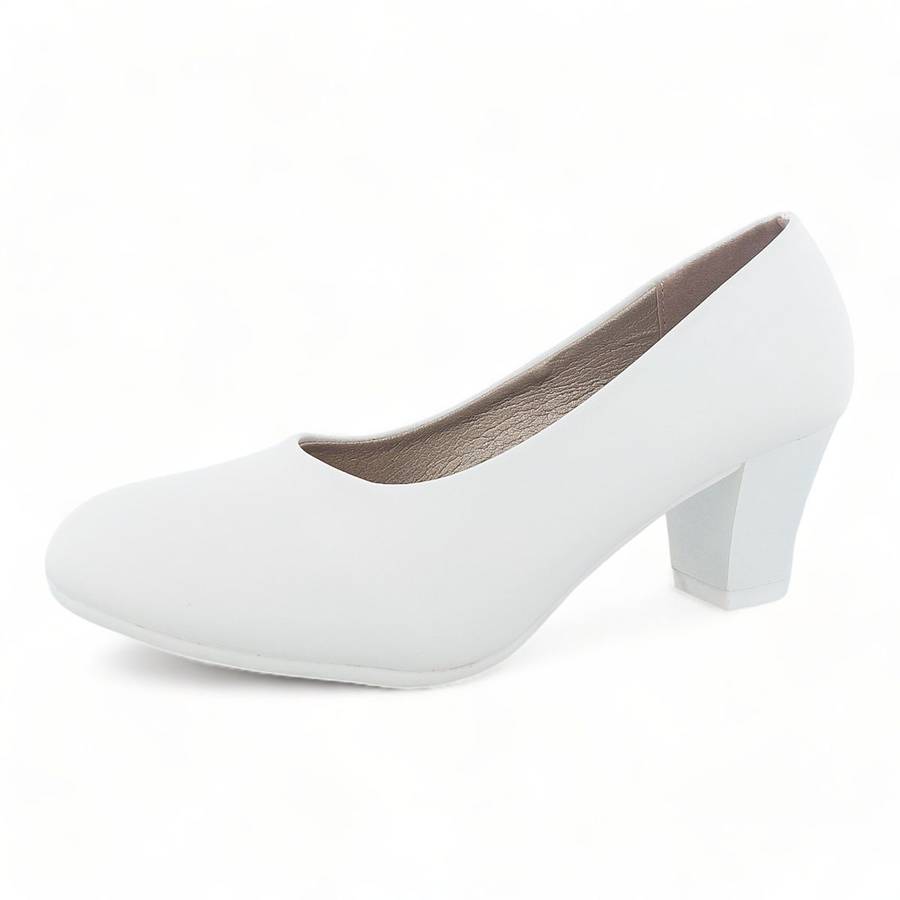 TTP Ladies Classic Slip-on Court Heels CY1125-1