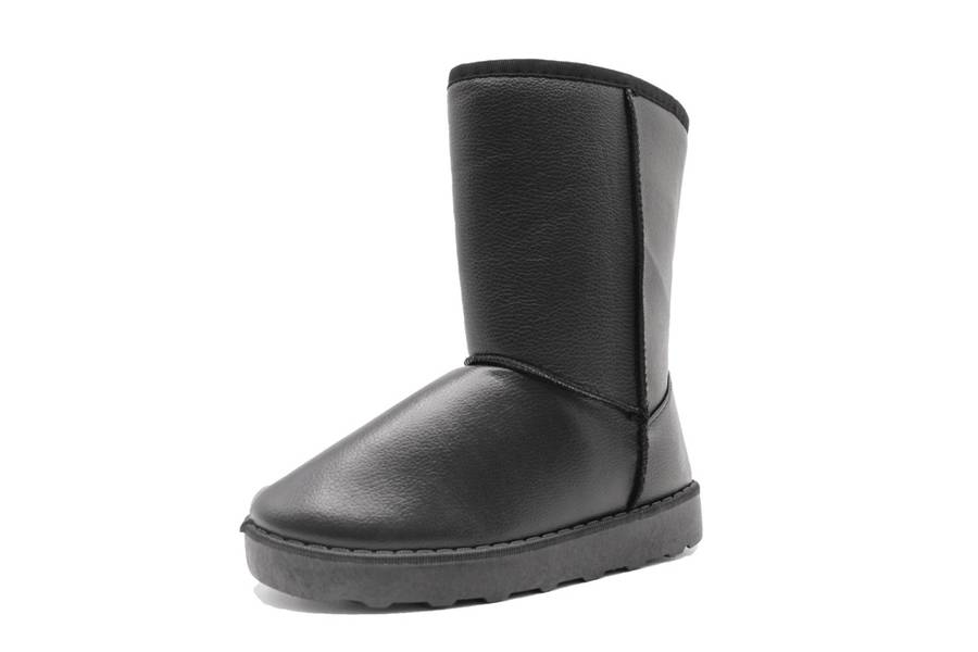 TTP Women's Simple PU Ankle Polar Boots
