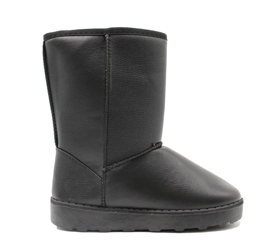 TTP Women's Simple PU Ankle Polar Boots