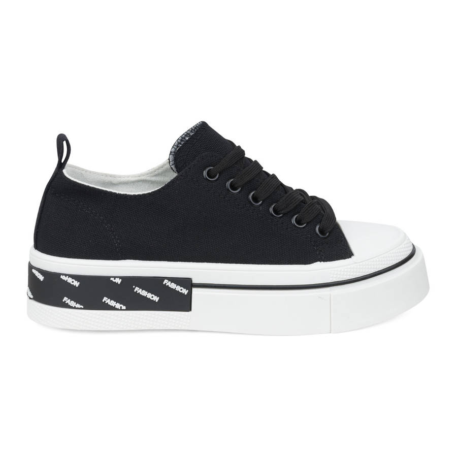 TTP Fashion Platform Low Top Lace-Up PU Sneakers XBY307