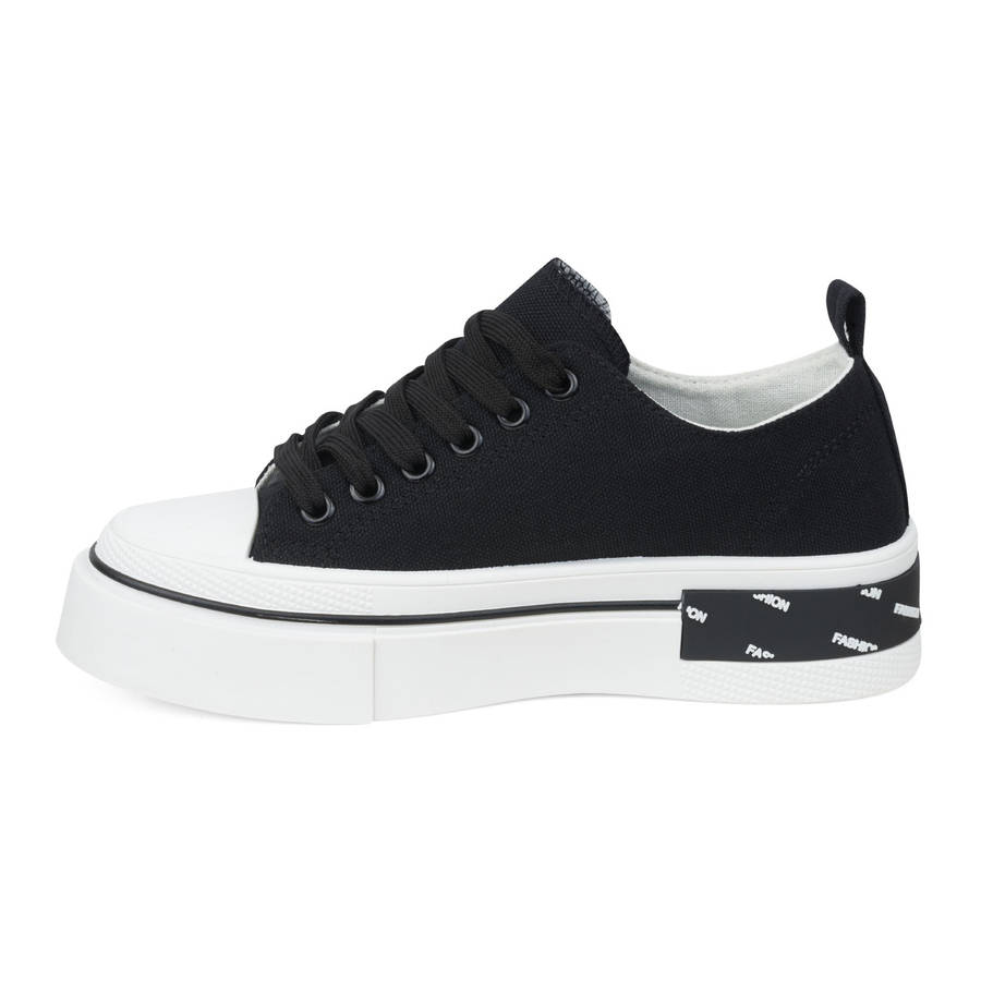 TTP Fashion Platform Low Top Lace-Up PU Sneakers XBY307