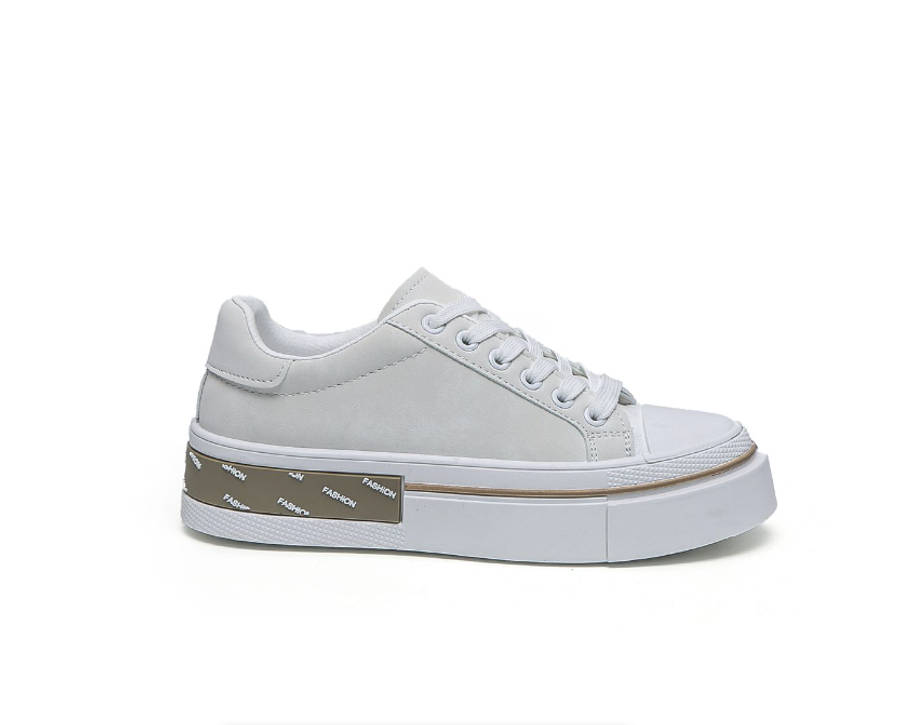 TTP Fashion Platform Low Top Lace-Up PU Sneakers XBY307