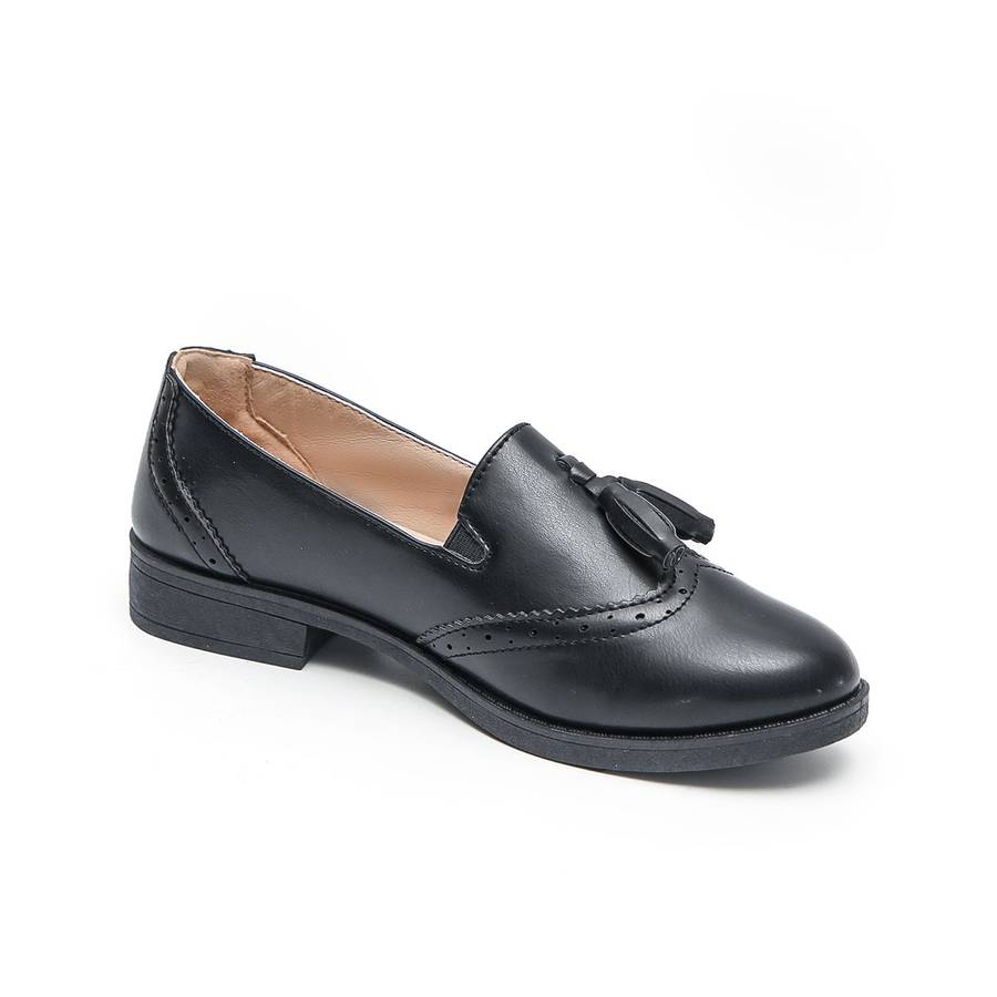 TTP Ladies Slip On Brogue with Bell Decor XB302