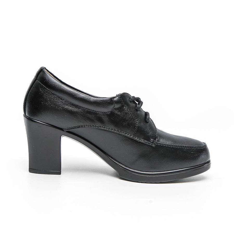 TTP Fashion Platform Block Heel Lace Up Courts XBK3506