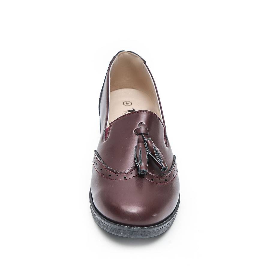 TTP Ladies Slip On Brogue with Bell Decor XB302