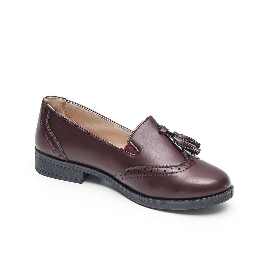 TTP Ladies Slip On Brogue with Bell Decor XB302