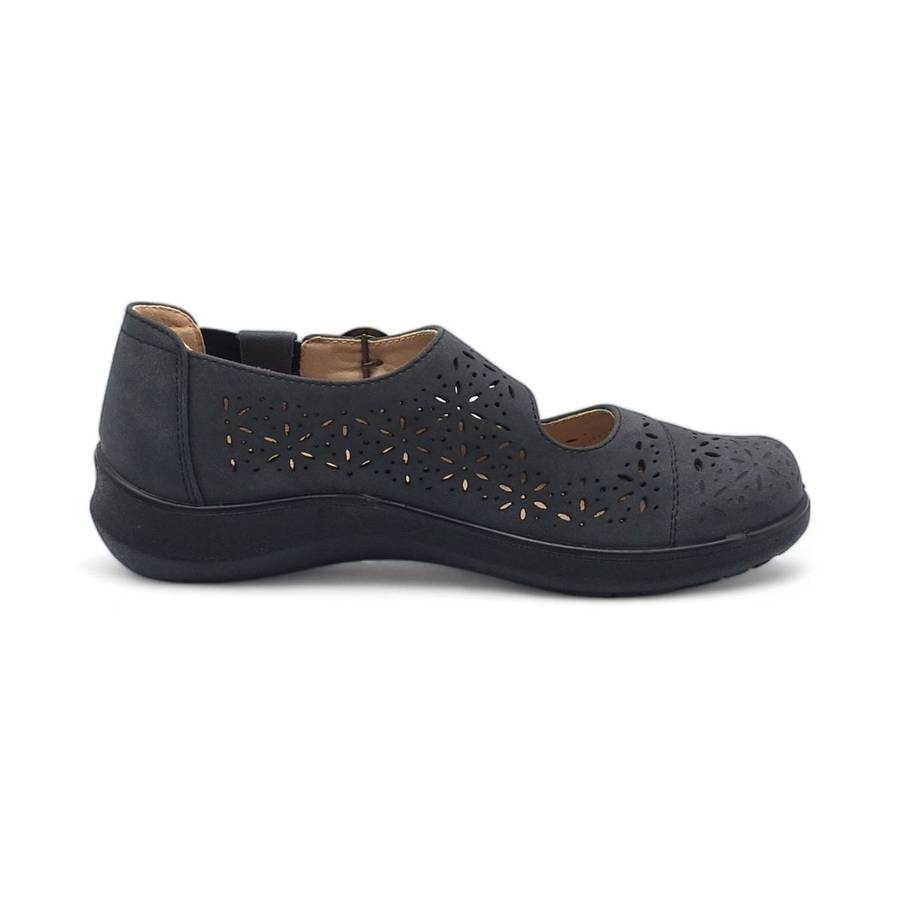TTP Women Loafers with Elasticated Ankle Strap and Cut out Decor HT5601
