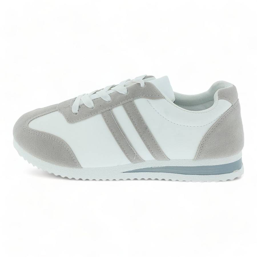 Fashion Women Grey PU Sneakers XB21102