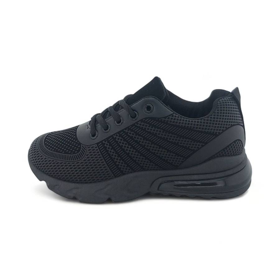 Women Black Textile Casual Sneakers YZ21001
