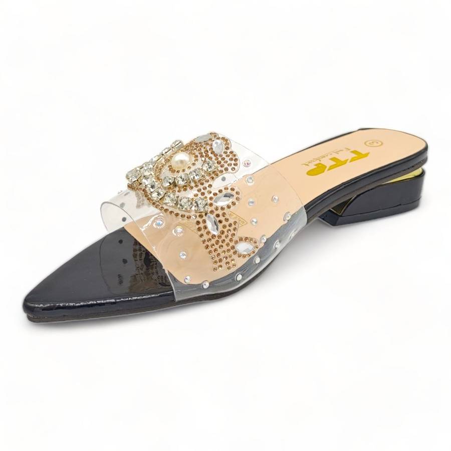 TTP Flatform Crystal Clear Sandals XB23639