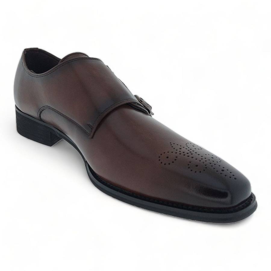 Men's Formal Dress Shoes with Monk Strap Y918