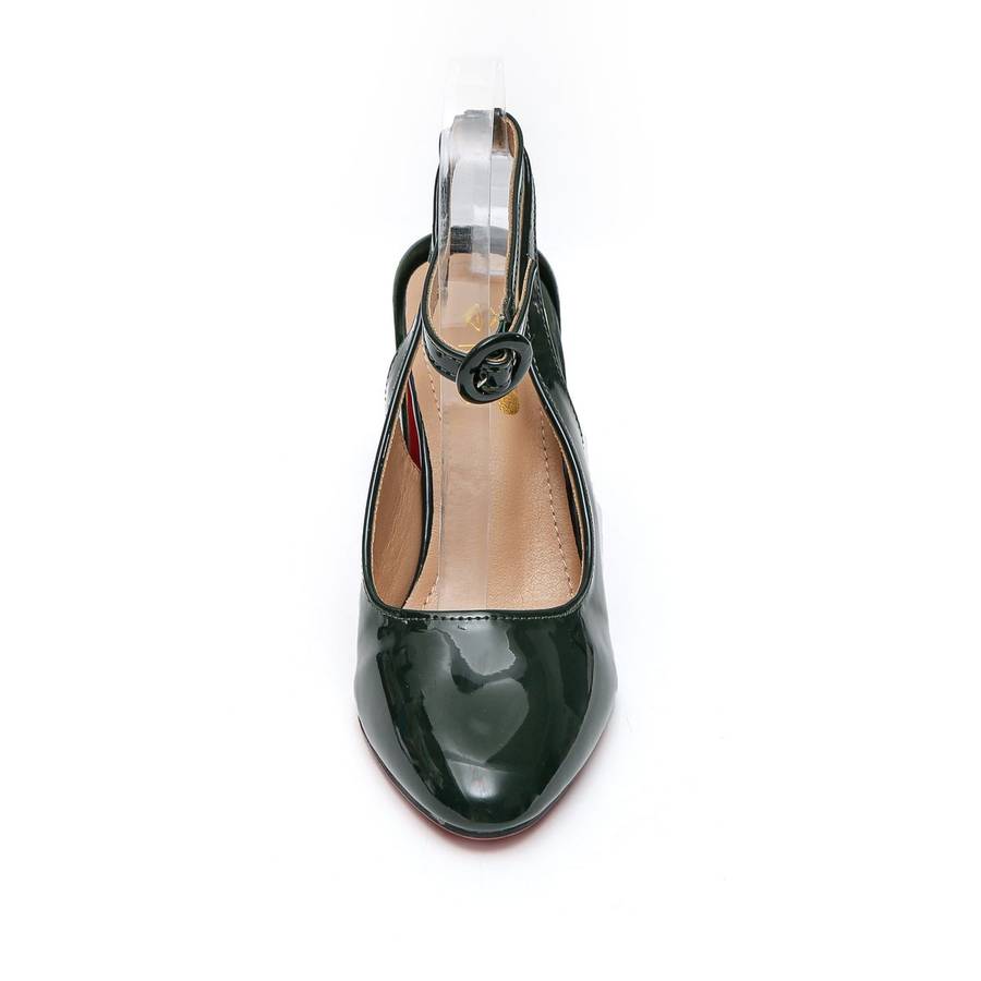 TTP - Fashion Flare Heels with Sling back and Ankle Strap JSF53