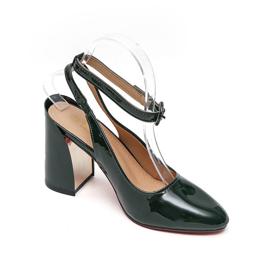 TTP - Fashion Flare Heels with Sling back and Ankle Strap JSF53