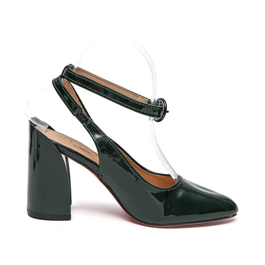 TTP - Fashion Flare Heels with Sling back and Ankle Strap JSF53