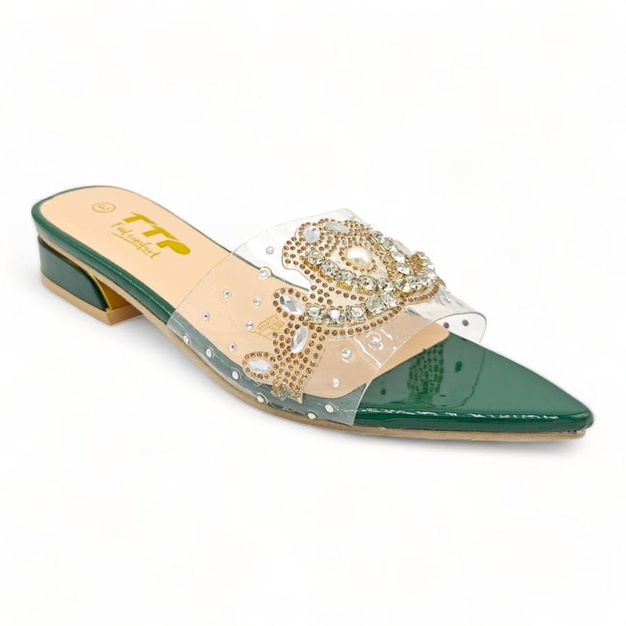 TTP Flatform Crystal Clear Sandals XB23639