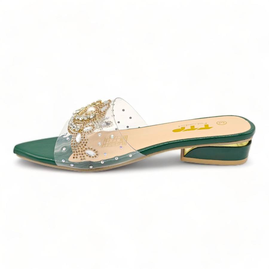 TTP Flatform Crystal Clear Sandals XB23639
