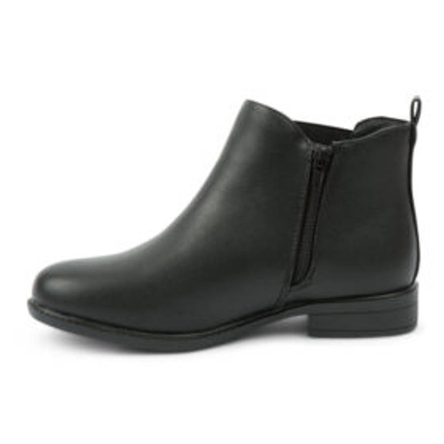 Alxir Ladies Ankle Boot with Elasticated Side and Side Zipper