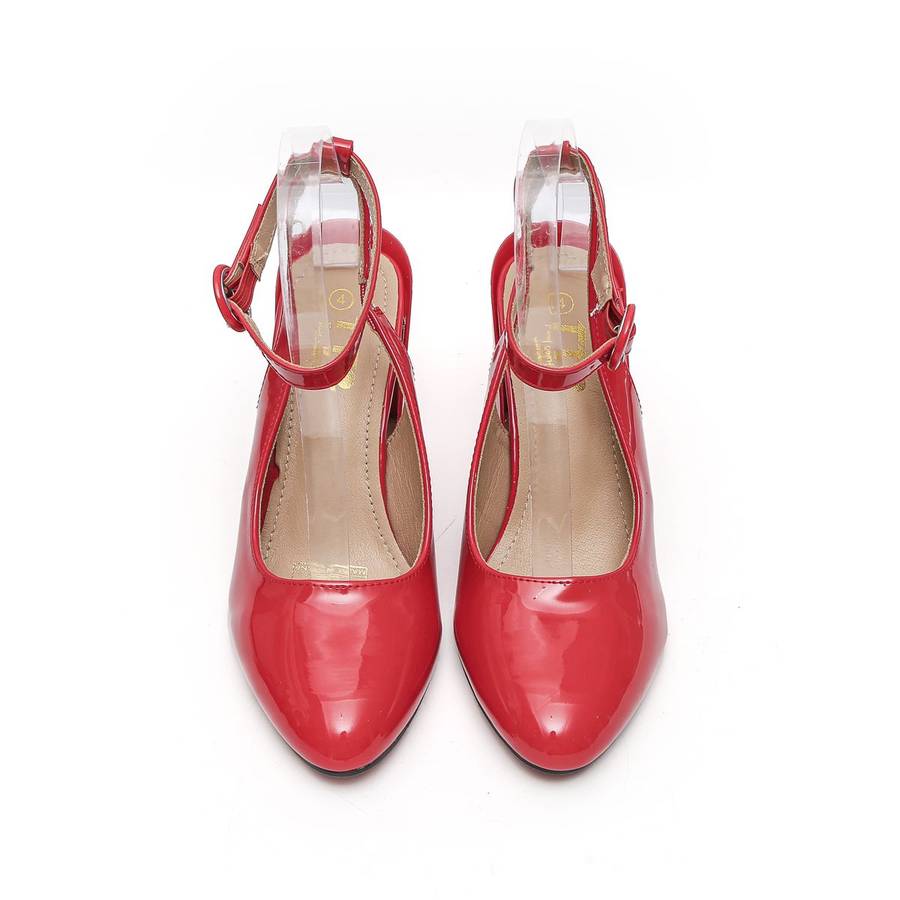 TTP - Fashion Flare Heels with Sling back and Ankle Strap JSF53