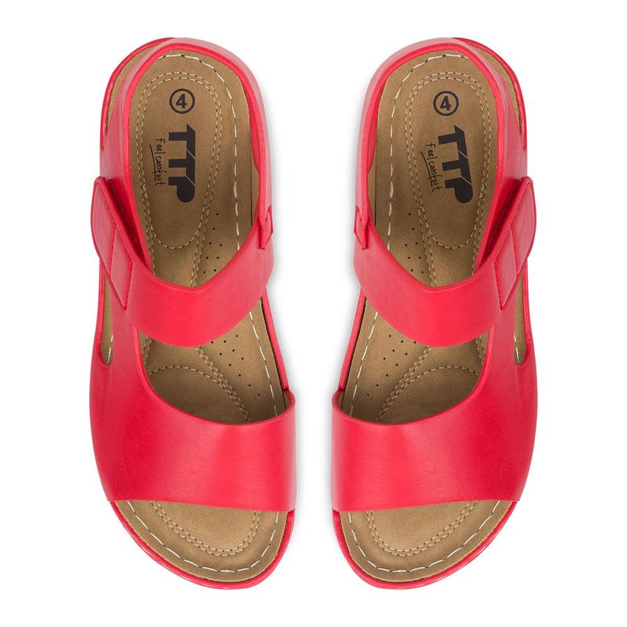 TTP Ladies Comfortable Hook & Loop Strap Sandal L18814
