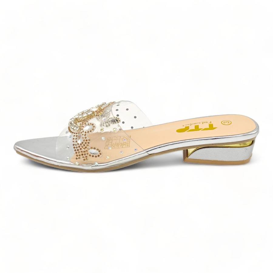 TTP Flatform Crystal Clear Sandals XB23639