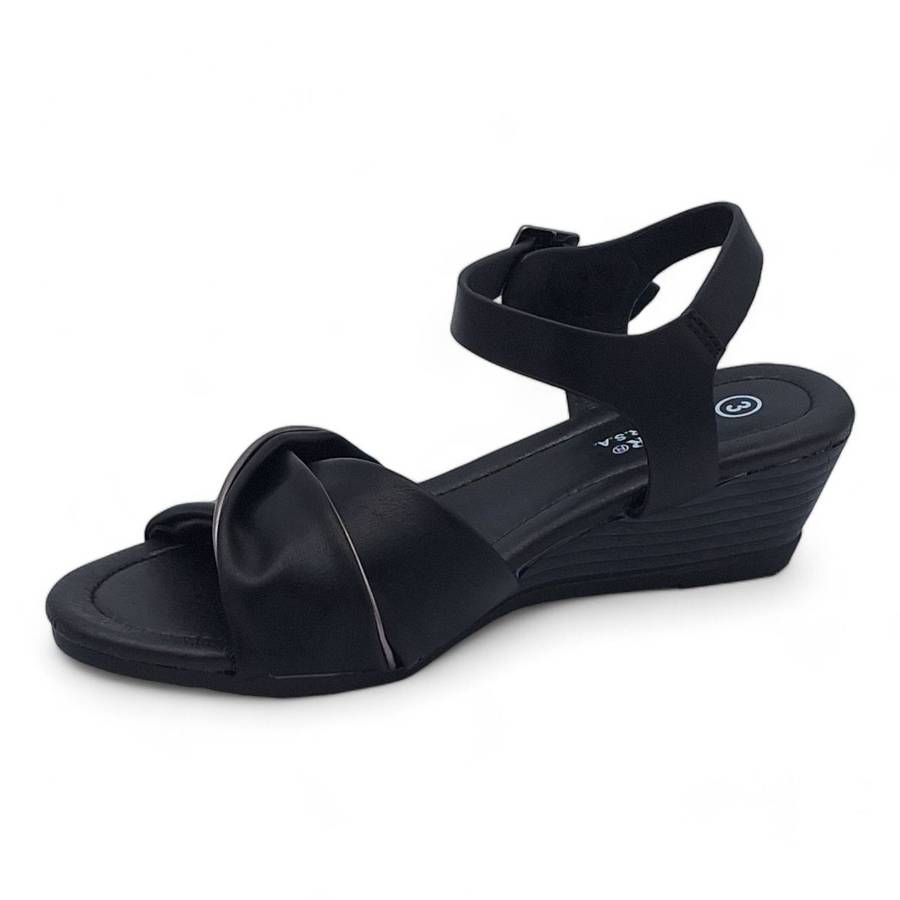 ALXIR Women Wedge Heel Ankle Strap Sandals PSL4097