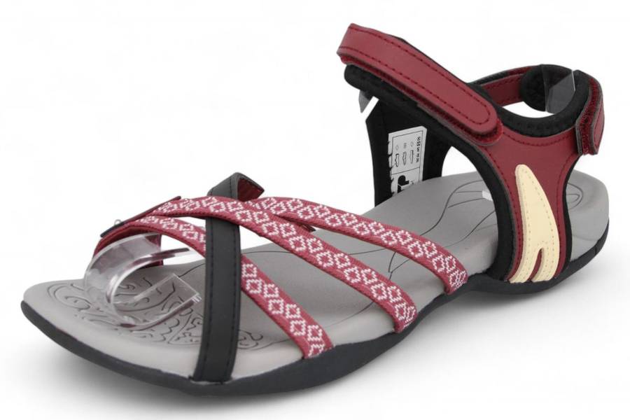 TTP Women Strappy Hook and Loop Sandals 231015