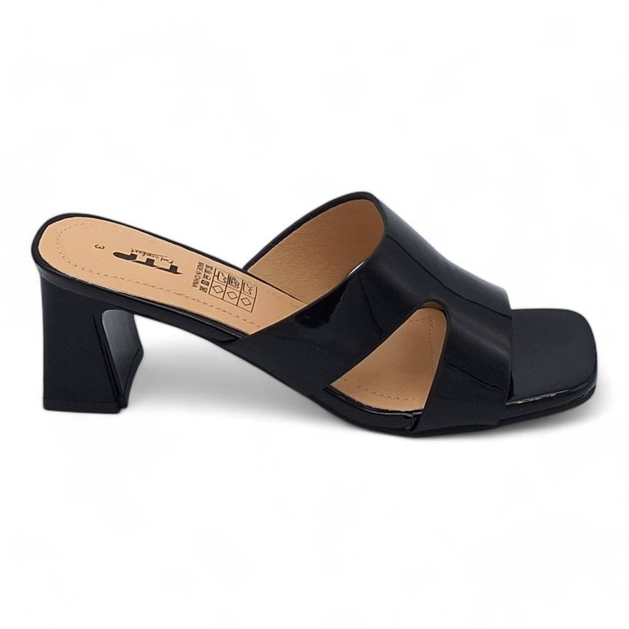 TTP Women Block Heel Slip-On Sandals - HT006