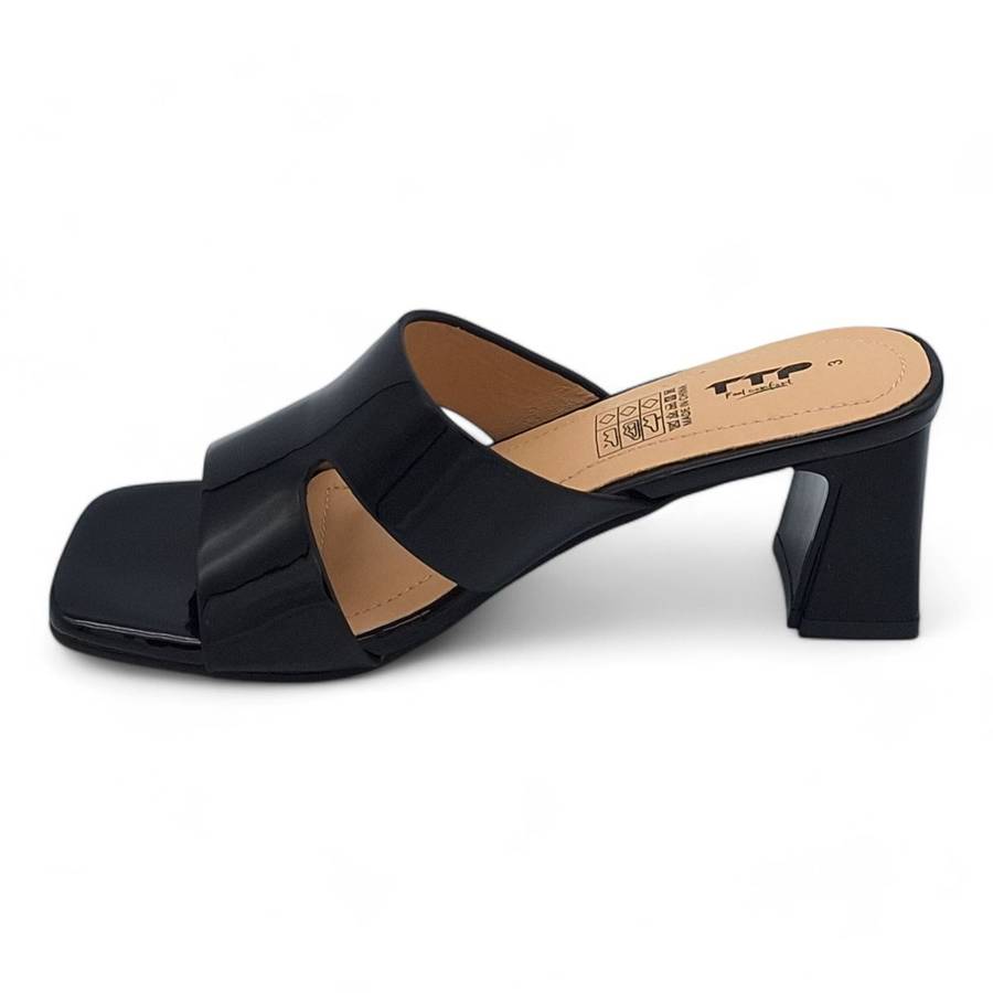 TTP Women Block Heel Slip-On Sandals - HT006