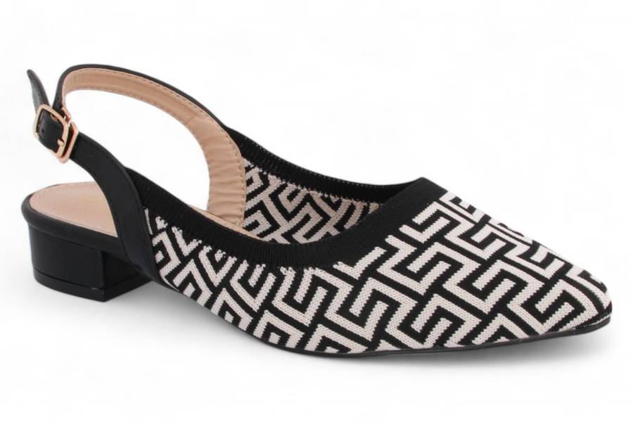 TTP Women Geometric Slingback Mule JSF110
