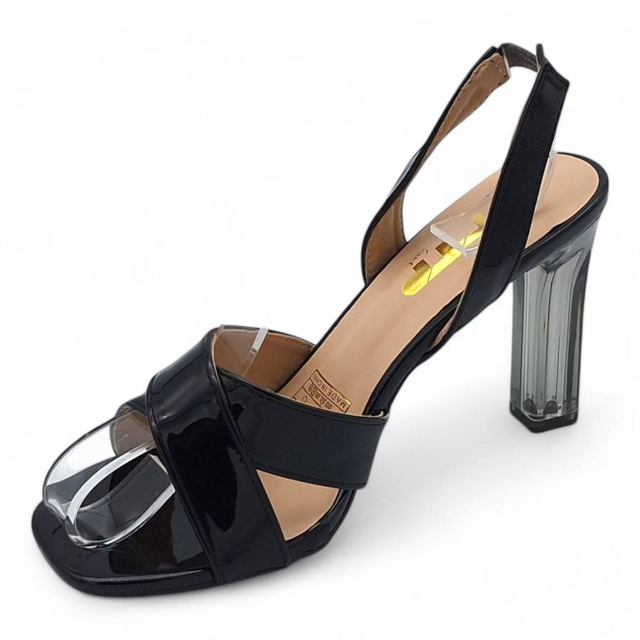 TTP Women Elasticated Slingback Block Heel Sandals JSF122
