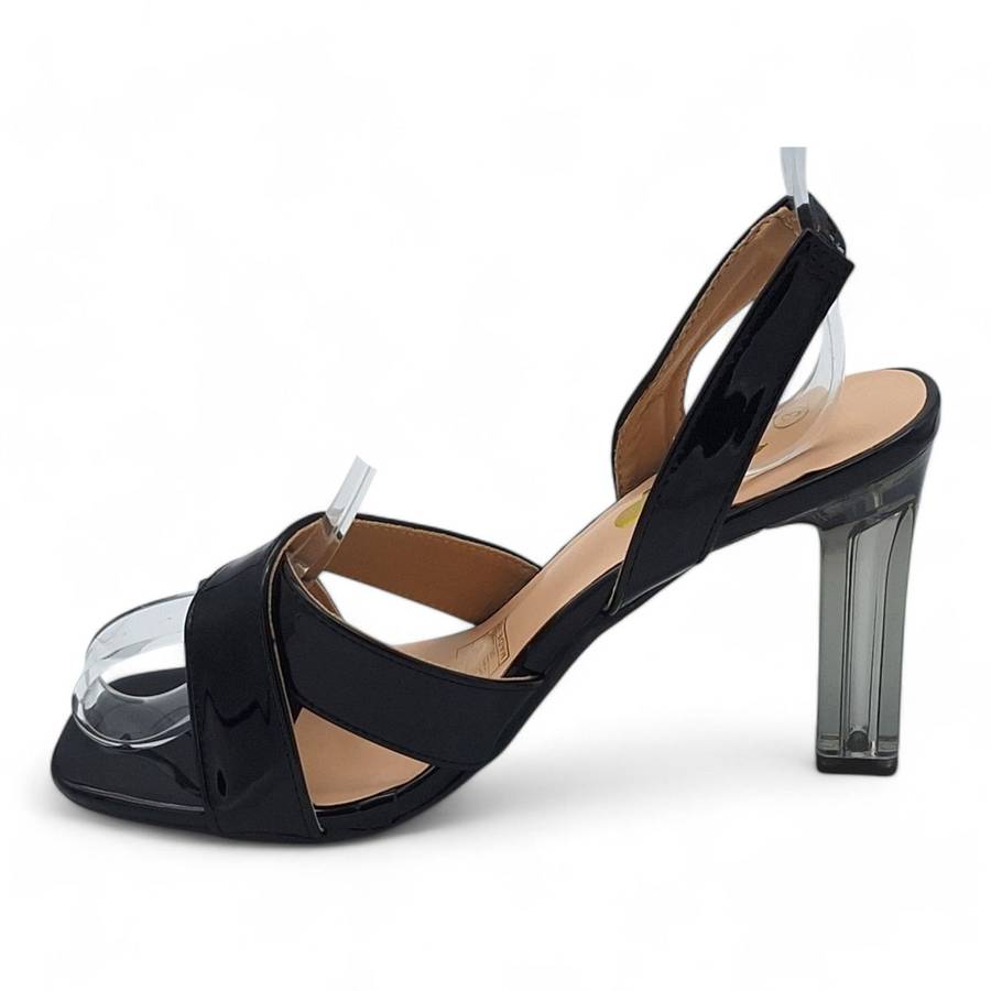 TTP Women Elasticated Slingback Block Heel Sandals JSF122