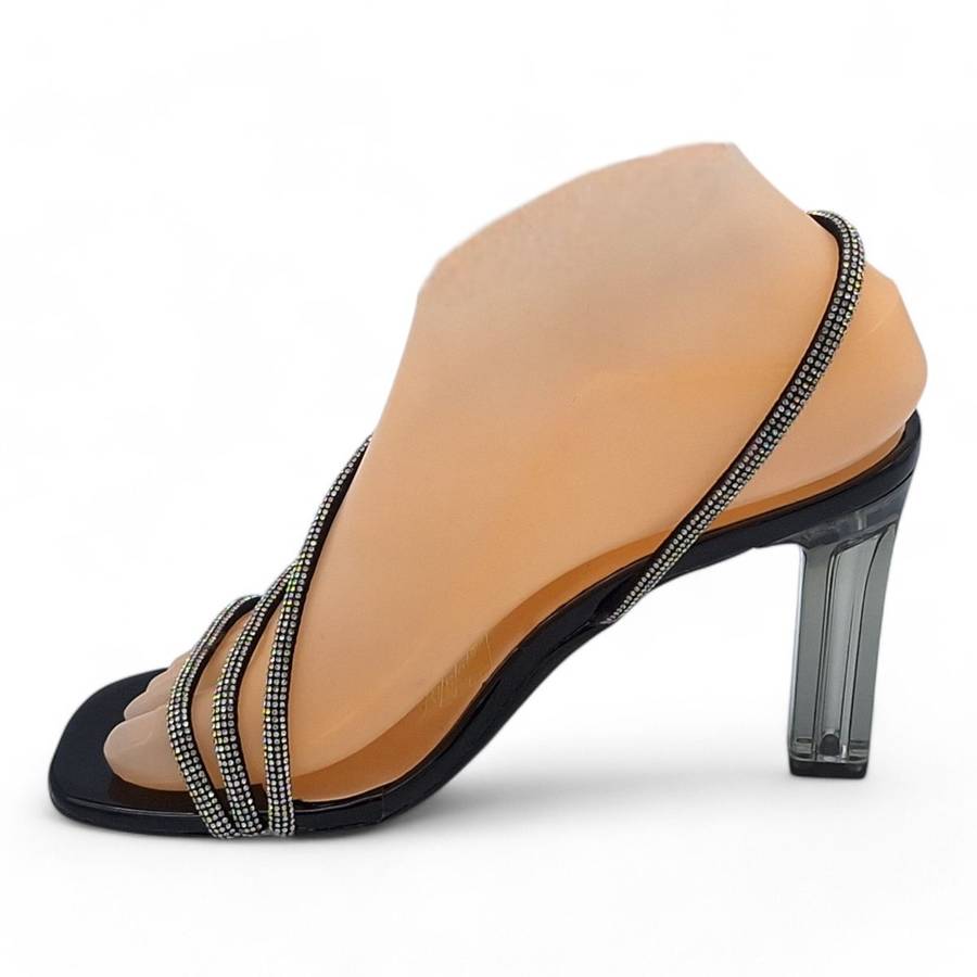 TTP Women Pull-On Wave Strap Block Heel Sandals - JSF125
