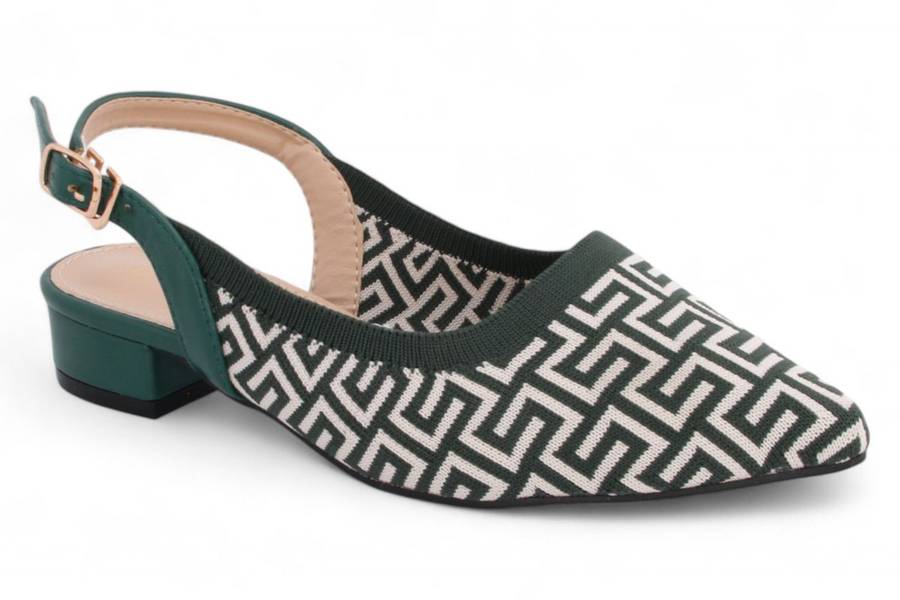 TTP Women Geometric Slingback Mule JSF110