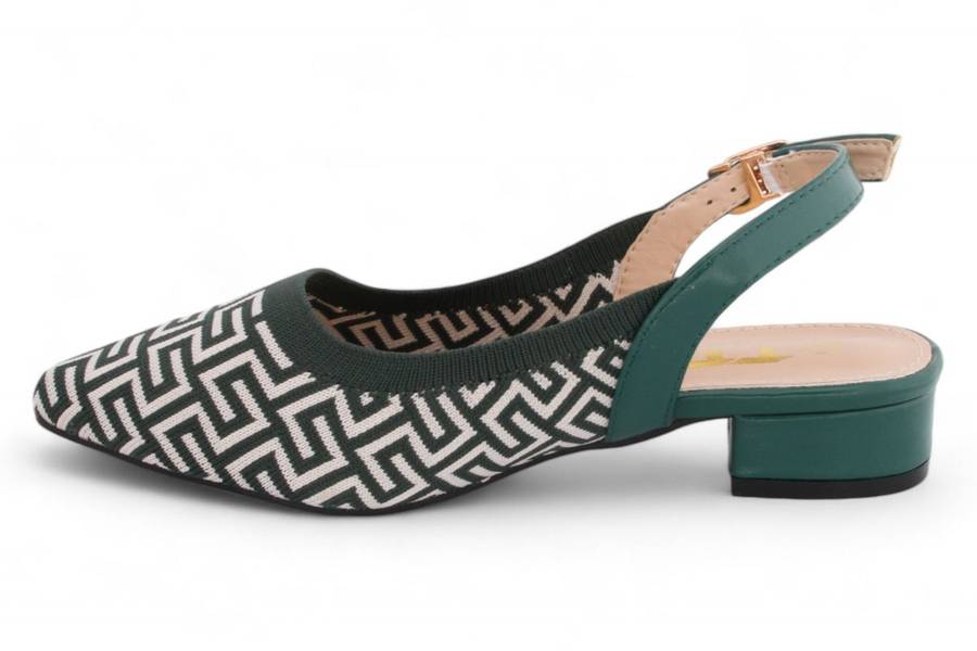 TTP Women Geometric Slingback Mule JSF110