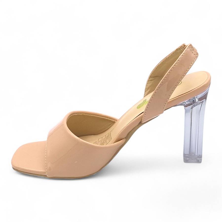 TTP Women Classic Elasticated Slingback Block Heel Sandal JSF128