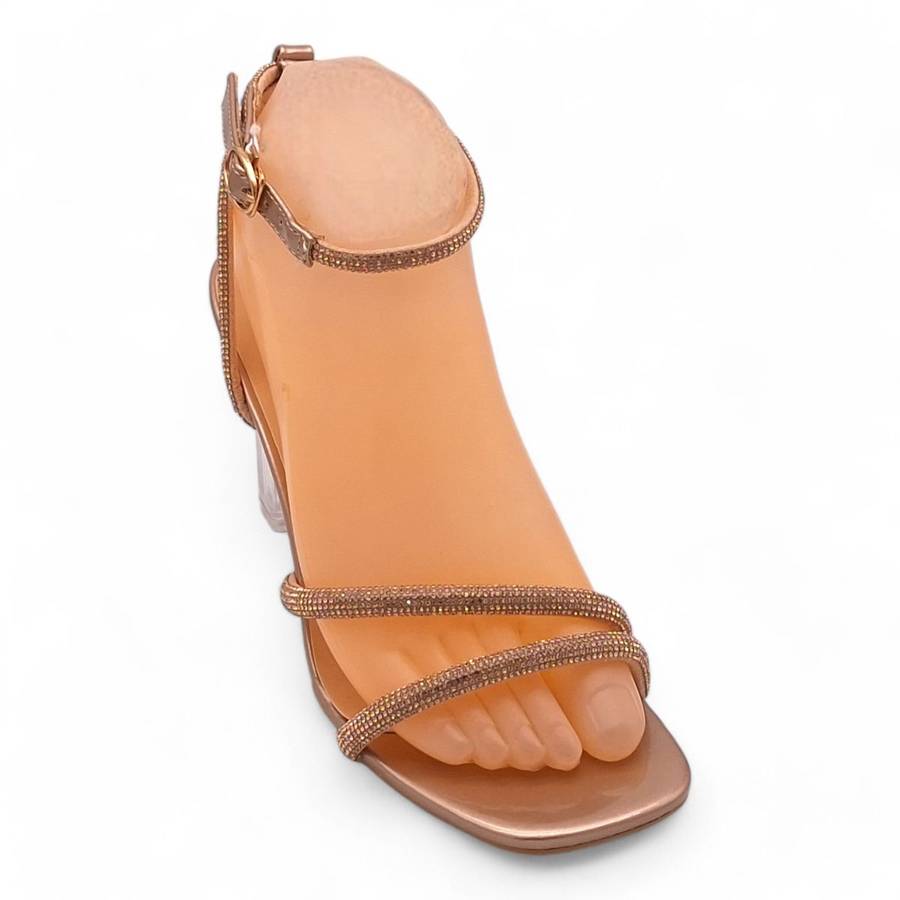 TTP Women Block Heel Slingback Ankle Strap Sandal- JSF123