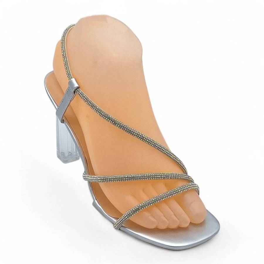 TTP Women Pull-On Wave Strap Block Heel Sandals - JSF125