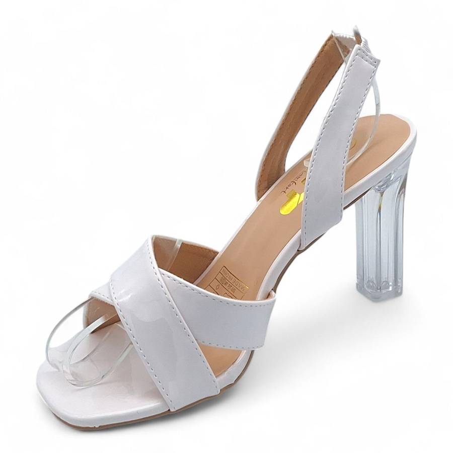 TTP Women Elasticated Slingback Block Heel Sandals JSF122