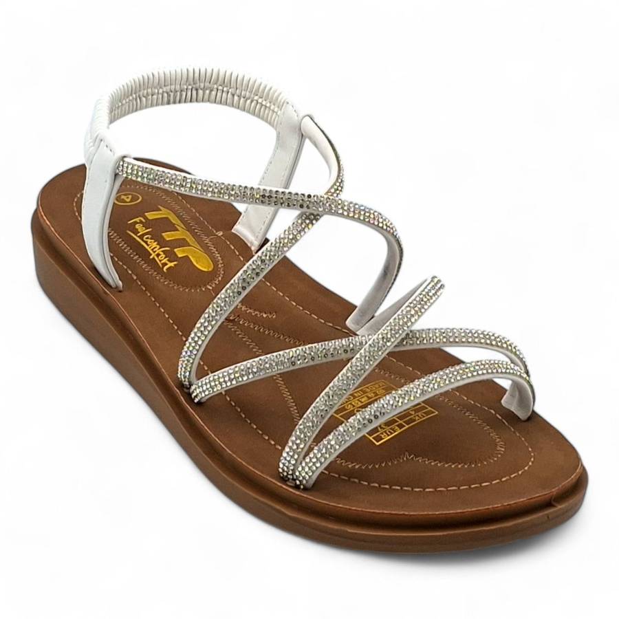 TTP Women Strappy Comfortable Embellished Sandal - MJ251010-2