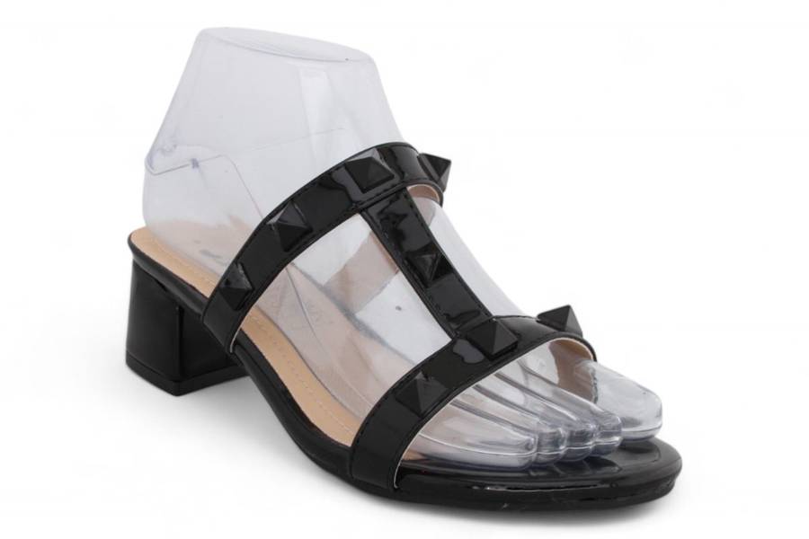 TTP Women Block Heel Dual Strap Sandal HT240625-6