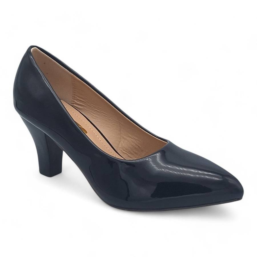 TTP Women Patent PU Spool Heel JSF92