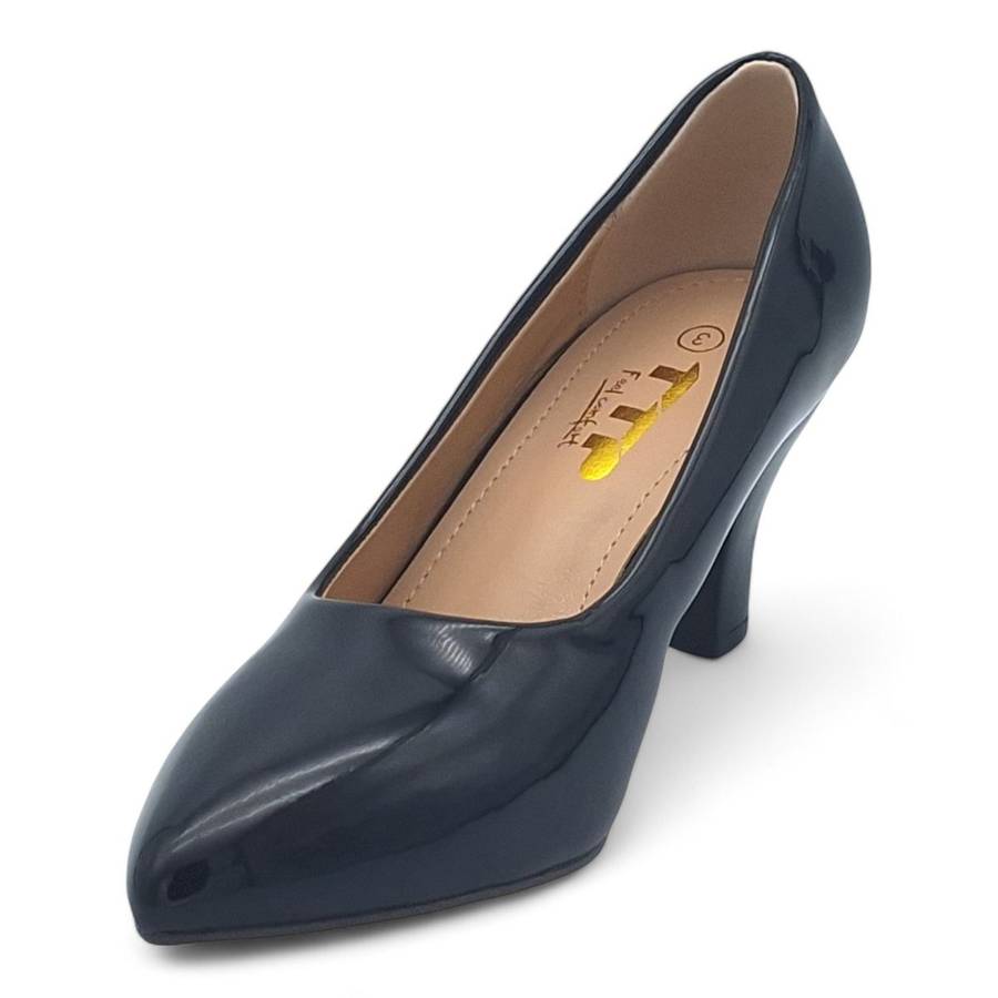 TTP Women Patent PU Spool Heel JSF92