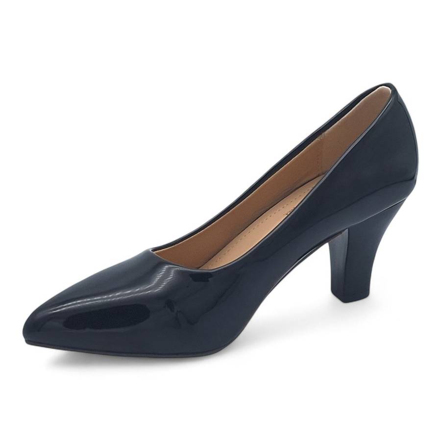 TTP Women Patent PU Spool Heel JSF92