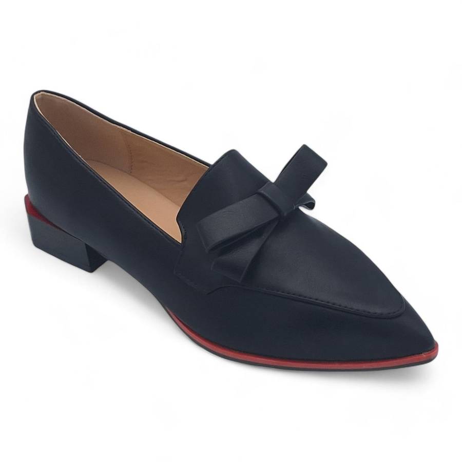 TTP - Women Pointed Toe PVC Sole Slip-on Flats JSF99
