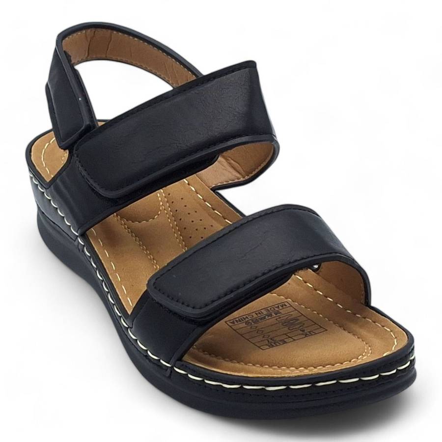 TTP Women Tri Hook and Loop Strap Sandals XB1512