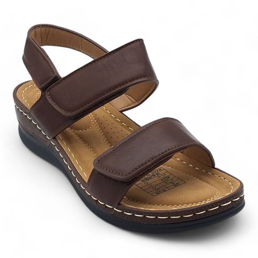 TTP Women Tri Hook and Loop Strap Sandals XB1512