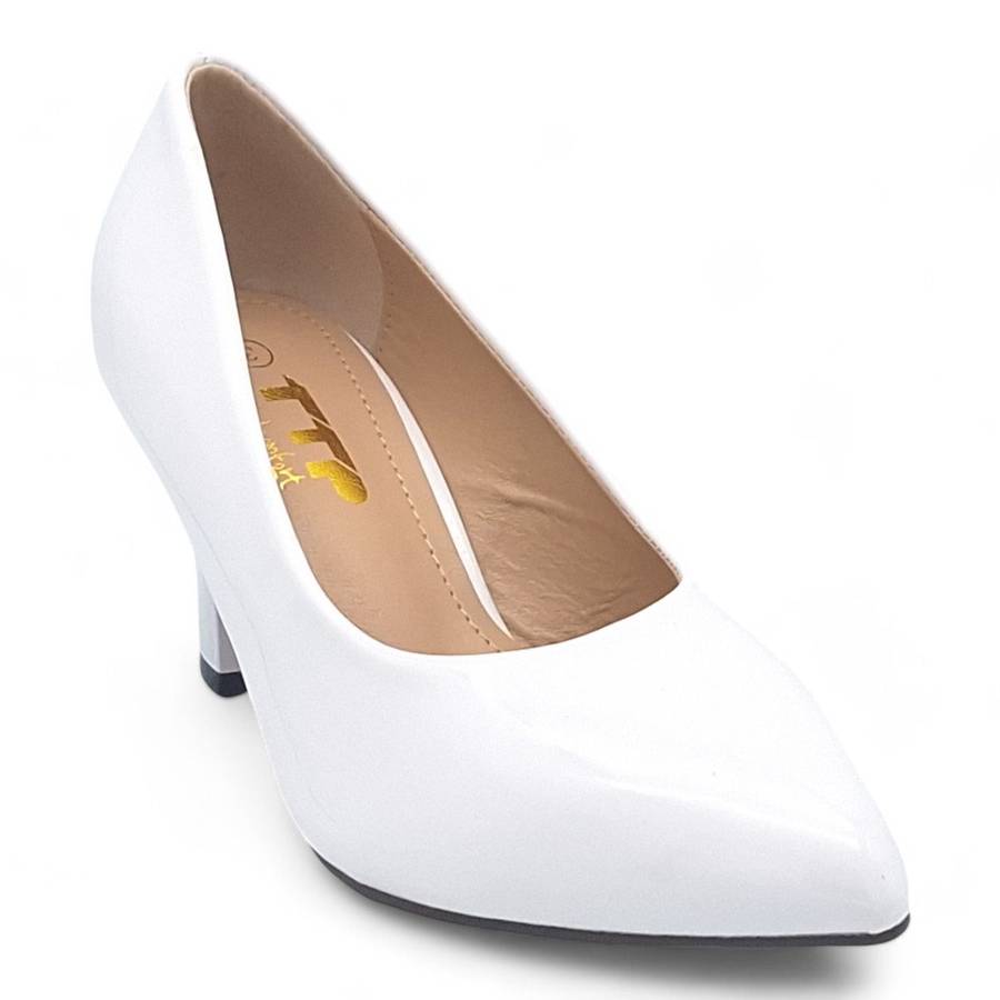 TTP Women Patent PU Spool Heel JSF92
